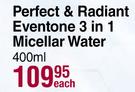 Nivea Perfect & Radiant Eventone 3 In 1 Micellar Water-400ml Each