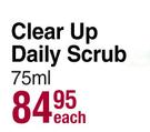 Nivea Clear Up Daily Scrub-75ml Each
