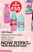 VIP Pets Assorted Mini Fans Glam Gems IMC-712942-Each