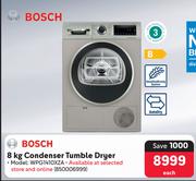 Bosch 8Kg Condenser Tumble Dryer