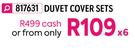 Harmony Essential 5 Piece Duvet Cover Sets (Double Only)