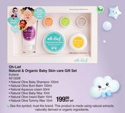 Oh-Lief Natural & Organic Baby Skin Care Gift Set 6 Piece-Per Set