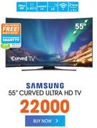 Samsung 55" UHD Curved Smart LED TV