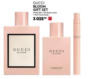 Gucci Bloom Gift Set 100ml EDP + 100ml Body Lotion + 10ml Travel Spray
