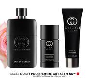 Gucci Guilty Pour Homme Gift Set 90ml EDP + 50ml Shower Gel + 75ml Deo Stick