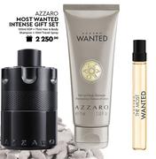 Azzaro Most Wanted Intense Gift Set 100ml EDP + 75ml Hair & Body Shampoo + 10ml Travel Spray