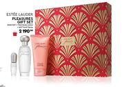 Estee Lauder Pleasures Gift Set 50ml EDP + 75ml Body Lotion + 4ml Travel Spray