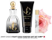 Jimmy Choo I Want Choo Forever Gift Set 100ml EDP + 100ml Body Lotion + 7.5ml Travel Spray