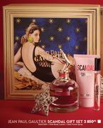 Jean Paul Gaultier Scandal Gift Set 80ml EDP + 75ml Body Lotion + 10ml Travel Spray