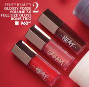 Fenty Beauty Glossy Posse Volume 7.0 Full Size Gloss Bomb Trio