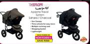 Titanium Baby Apache Travel System Sahara/Charcoal