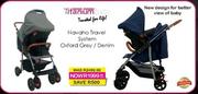 Titanium Baby Navaho Travel System Oxford Grey/Denim 
