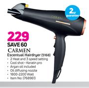 Carmen Escentual Hairdryer 5168
