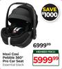 Maxi Cosi Pebble 360° Pro Car Seat (Essential Black)