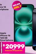 Apple iPhone 16 128GB Smartphone