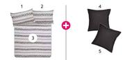 Flynn Deluxe 5 Piece Set (Double)