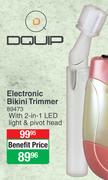 Dquip Electronic Bikini Trimmer With 2-In-1 LED Light & Pivot Head