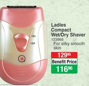 Dquip Ladies Compact Wet/Dry Shaver For Silky Smooth Skin