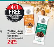 Youthful Living Protein Cookie Sandwich 2 x 25g Assorted-Each