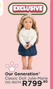 Our Generation Classic Doll Julie Marie OG-16074