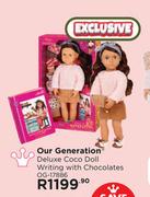 Our Generation Deluxe Coco Doll Writing With Chocolates OG-17886