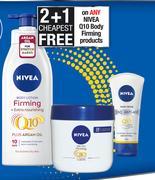 Nivea Q10 Firming + Extra Nourishing Body Lotion With Argan Oil-400ml Each