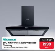 Hisense 600mm Vertical Wall-Mounted Chimney