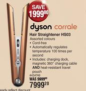 Dyson Corrale Hair Straightener HS03 Assorted Colours-Per Set