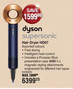 Dyson Supersonic Hair Dryer HD07 Assorted Colours