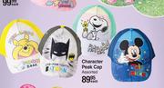 Character Peak Cap Assorted-Each