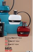 Mustang Red EDT 100ml Or White EDT 100ml Or Blue EDT 100ml-Each