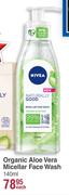 Nivea Organic Aloe Vera Micellar Face Wash-140ml Each