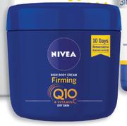 Nivea Q10 Firming Rich Body Cream-400ml Each