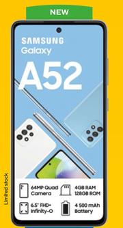 samsung a52 on contract