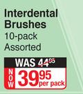Dentalmate Interdental Brushes (10 Pack Assorted)-Per Pack