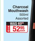White Glo Charcoal Mouthwash Assorted-500ml Each