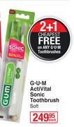 G.U.M ActiVital Sonic Toothbrush Soft-Each