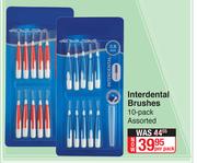 Dentalmate Interdental Brushes (10 Pack Assorted)-Per Pack