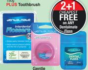 Dentalmate Interdental Flossers-50 Pack Each