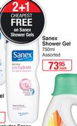 Sanex Shower Gel Assorted-750ml Each