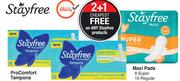 Stayfree Pro Comfort Tampons 16 Regular-Per Pack