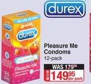 Durex Pleasure Me Condoms 12 Pack-Per Pack