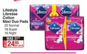 Lifestyle Libresse Cotton Maxi Duo Pads-Per Pack