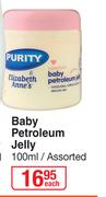 Purity Elizabeth Anne's Baby Petroleum Jelly Assorted-100ml Each
