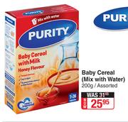 Purity Baby Cereal (Mix With Water) Assorted-200g