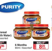 Purity 6 Months Assorted-80ml Each