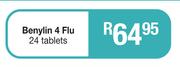 Benylin 4 Flu-24 Tablets