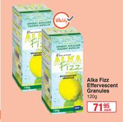 Alka Fizz Effervescent Granules-120g Each