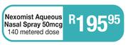 Nexomist Aqueous Nasal Spray 50mcg-140 Metered Dose