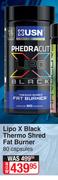 USN Lip X Black Thermo Shred Fat Burner 80 Capsules